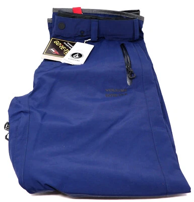 PANTALONES VOLCOM G1351904 L GORE-TEX GTX MEDIO AZUL MARINO 2L IMPERMEABLES - ¡NUEVOS CON ETIQUETAS! Foto 1 de 4