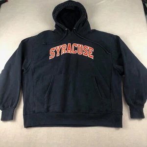 Vintage Syracuse Champion Reverse Weave Hoodie Herren XL blau orange distressed - Bild 1 von 9