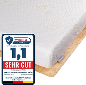 Newentor Matratzen Topper 160x200cm H4 H5 Hart Matratzentopper 160x200 Gel - Bild 1 von 12