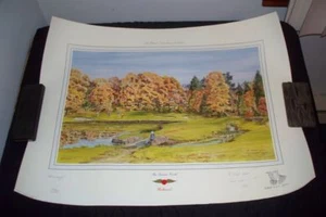 Bill Waugh Ltd stampa golf firmata balturale Robert Trent - Foto 1 di 1