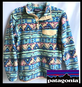Patagonia Snap T Synchilla XXS Pullover Geometric Blau 2XS Wandern - Bild 1 von 6