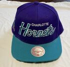 Mitchell & Ness Charlotte Hornets HWC SnapBack Green Purple Hat