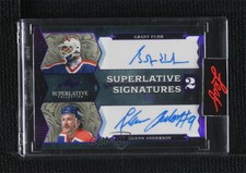 2020-21 Leaf Superlative Collection Signatures 2 Purple /8 #SS2-13 Auto HOF