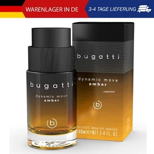 bugatti Parfüm Herren Dynamic Move Amber 100ml I rauchig-warmes Eau de Toilette - Bild 1 von 6