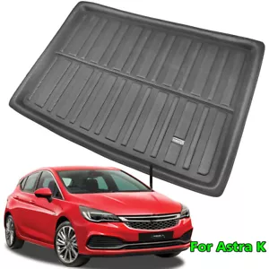 For Opel Vauxhall Astra K Hatchback Boot liner Trunk Cargo Tray Floor Mat Carpet - Picture 1 of 6