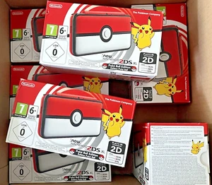 NEW NINTENDO 2DS XL POKEMON POKE BALL EDITION CONSOLE *BNIB* IPS DISPLAY RARE!! - Picture 1 of 4