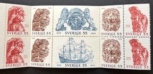1969 REGALSKEPPET WASA MNH Swedish complete Booklet With 10 Stamps - Picture 1 of 8