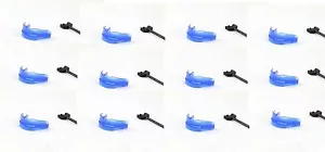 Adult 12 Pack Mouth Guard Sports Clench for Football, Hockey, Boxing, soccer - Picture 1 of 2