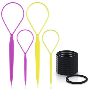 Topsy Hair Tail Tools, TsMADDTs Hair Braid Accessories Ponytail Maker 4 Pcs - Picture 1 of 7