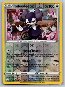 NM Indeedee 056/072 Reverse Holo Shining Fates Pokemon 2021 - Picture 1 of 2