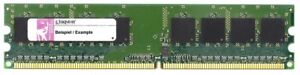 1GB Kingston DDR2 Desktop RAM PC2-5300U 667MHz CL5 Dimm D12864F50 PC Memory
