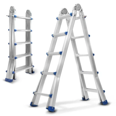 Multifunktionsleiter Gerüstleiter 4x4/4x5 Stehleiter Mehrzweckleiter - Bild 1 von 4