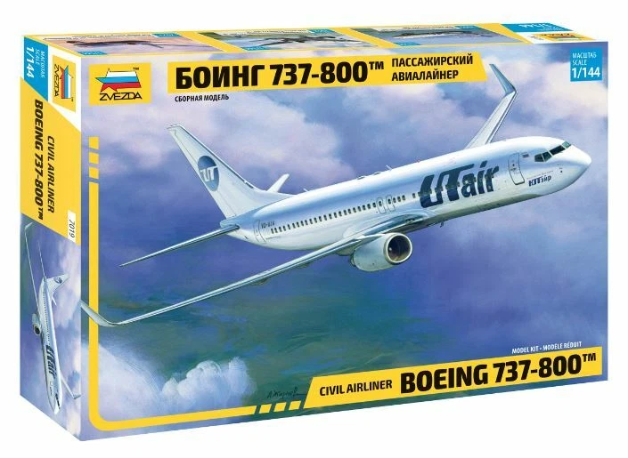 Boeing 737-800 Aircraft Plastic Kit 1:144 Model ZVEZDA - Immagine 1 di 1