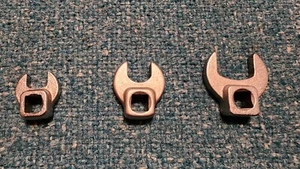 3 Vintage Proto 4928 7/8", 4918 9/16", 4916 1/2" Crowsfeet Wrenches 3/8" Drive! - Picture 1 of 20