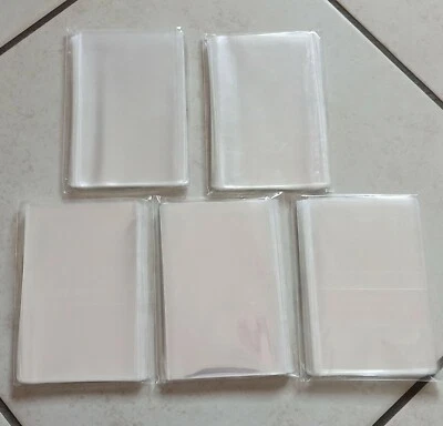 500 bustine buste mordide trasparenti per cartoline banconote santini 9,5 x14,5 - Immagine 1 di 2