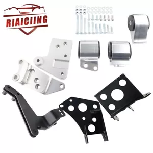 K-Series Engine Mount Bracket Kit For 1996-2000 Civic K20 K24 K-Swap EK Chassis - Picture 1 of 19