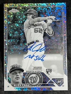 2023 Topps Chrome MINI DIAMOND REFRACTOR ROOKIE AUTO Alex Call SSP, item 2 - Image 1 of 3