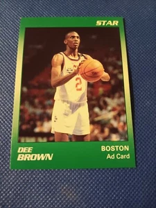 1991 DEE BROWN STAR AD NBA KARTE BOSTON CELTICS  - Bild 1 von 2
