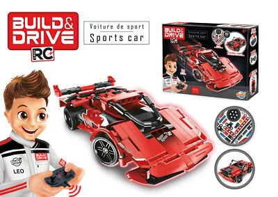 BUKI Build Your Own Sports RC Car Model Builder Supercar Driveable R/C - Age 8+