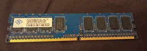 PC desktop RAM memory DIMM PC6400 2x1 GB modules - Picture 1 of 2