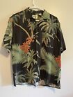 Vintage Silk Hawaiian Shirt Men's Medium 100% Silk Euc