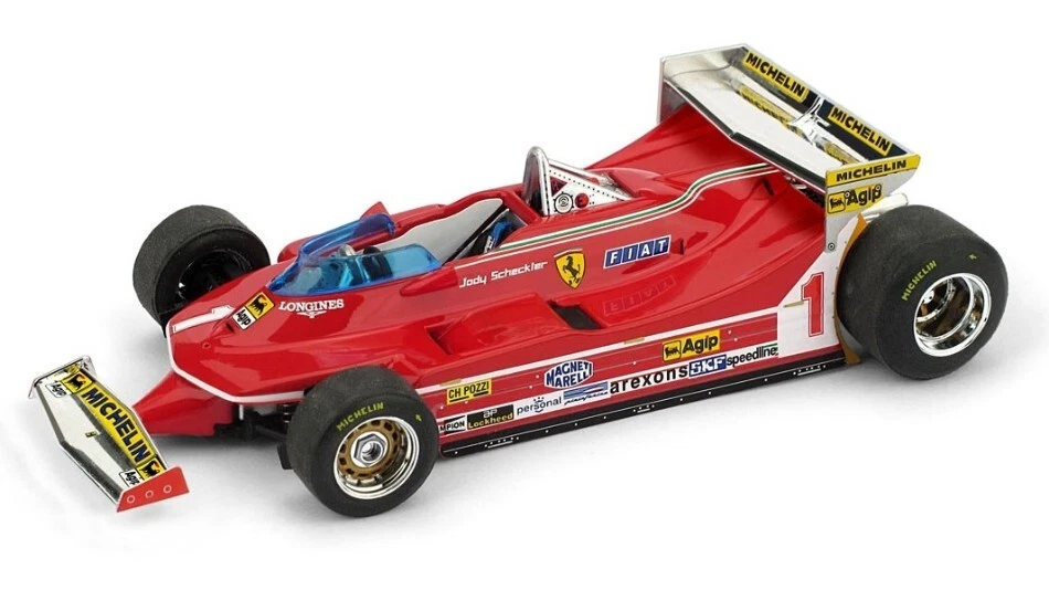 Brumm FERRARI 312 T5 JODY SCHECKTER 1980 N.1 MONACO GP 1:43 - Immagine 1 di 1