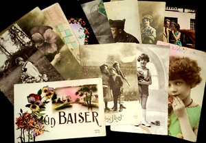 N° 790/261  Lot  de 12  cartes Anciennes Fantaisies - Imagen 1 de 4