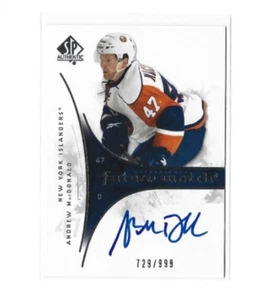 2009-10 SP Authentic #243 Andrew MacDonald Auto RC 729/999 NMMT - Picture 1 of 2