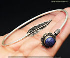 Lapis Lazuli Gemstone Ethnic Adjustable Bangle Jewelry 8Gm Fbn-1132