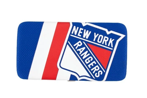New York NY Rangers NHL Team Logo Hard Shell Mesh Wallet Cover
