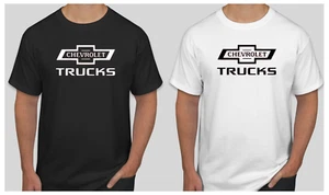T-shirt vinyle personnalisé CHEVROLET TRUCKS LOGO neuf S,M,L,XL,2XL adulte unisexe - Photo 1/1