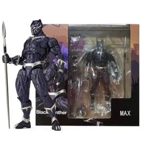 6" Marvel Black Panther PVC Boxed Action Figure Toy Revoltech Amazing Yamaguchi - Picture 1 of 18