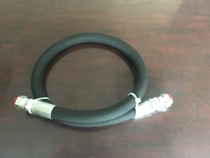 1/4" x 42" 2-Wire Hydraulic Hose Assembly 6,000 PSI with 2 Female JIC with 1/4" - Picture 1 of 4