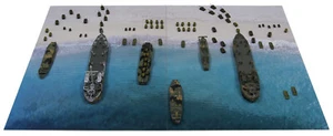 Pit-Road 1/700 PLC04 SEGUNDA GUERRA MUNDIAL Iwo Jima operación de aterrizaje (LVT, etc.) Modelo plástico - Imagen 1 de 9