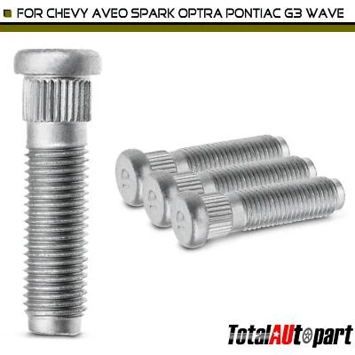 4x M12-1.5 Wheel Lug Stud for Chevrolet Aveo5 Spark Pontiac Wave G3 2009-2010 - Image 1 of 4