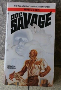DOC SAVAGE NEW ADVENTURES WHITE EYES PBO 1992 AF ROBESON DeVITO CVR - Picture 1 of 1