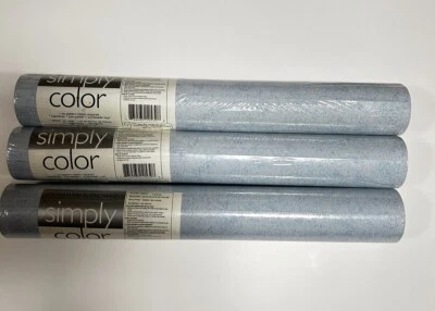 Papel tapiz de colección Graham & Brown simplemente color azul cielo 3 rollos 56 pies cuadrados cada uno Foto 1 de 4