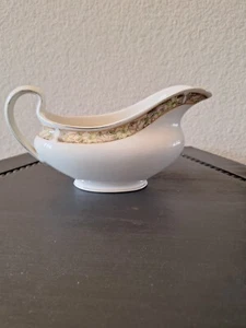 Johnson Bros Old English China Floral pink andGold Trim Gravy Boat   - Picture 1 of 9