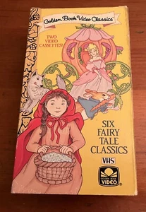 Golden Book Video Classics VHS 2er Set 1991 Six Fairy Tale Classics 60 Minutes - Bild 1 von 7