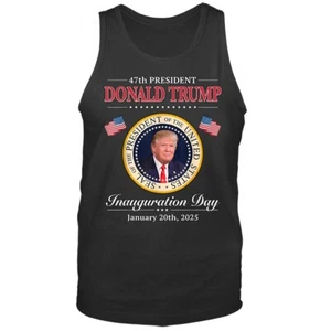 Donald Trump 47th President Inauguration Day Political Tank Top - Bild 1 von 8