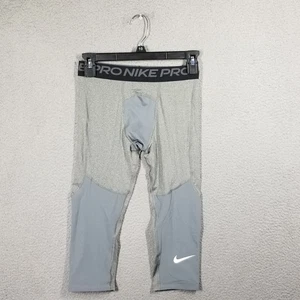 Nike Pro Dri-FIT Compression Tights Mens Large 3/4 Training Pants Gym Workout - Picture 1 of 8