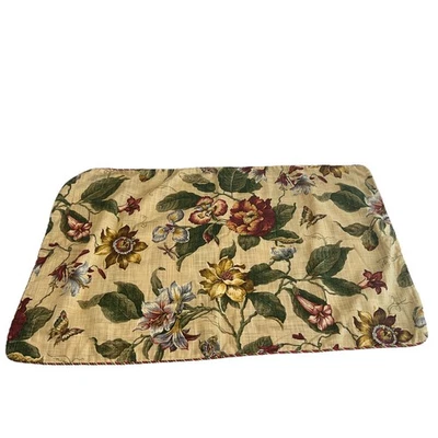 NUEVO SIN ETIQUETAS DOS REYES Waverly Laurel Springs Francés Country Almohada Shams Mariposa Foto 1 de 4