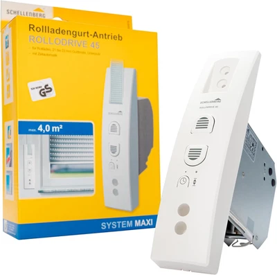 Schellenberg 22745 Elektrischer Rolladen Gurtwickler Unterputz Rollodrive 45
