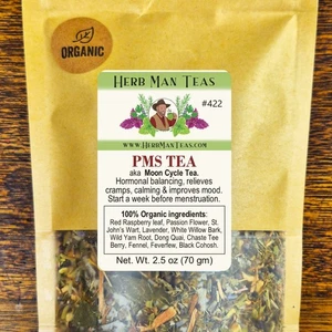 PMS TEA alias MOON CYCLE TEA - Hormonelles Gleichgewicht, lindert Krämpfe & verbessert die Stimmung - Bild 1 von 14