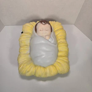 Vintage Baby Jesus Blow Mold Christmas Nativity Made USA General Foam Plastics - Picture 1 of 10