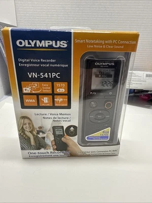 NEW Olympus VN-541PC 4GB Digital Voice Recorder - Black BRAND NEW SEALED - Image 1 of 4