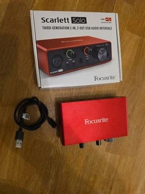 Focusrite Scarlett Solo 3rd Gen USB Audio Interface - Bild 1 von 2