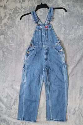 Mono Dickies Niños Pequeño Clásico Babero Carpintero Ropa de Trabajo Denim Ajustable Foto 1 de 4