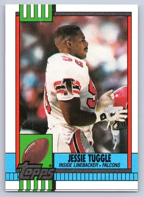 1990 Topps Jessie Tuggle #479b Atlanta Falcons - Image 1 of 2