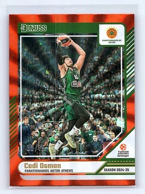 Cedi Osman 2024-25 Donruss EuroLeague #31 Orange Laser #/75 - Image 1 of 2